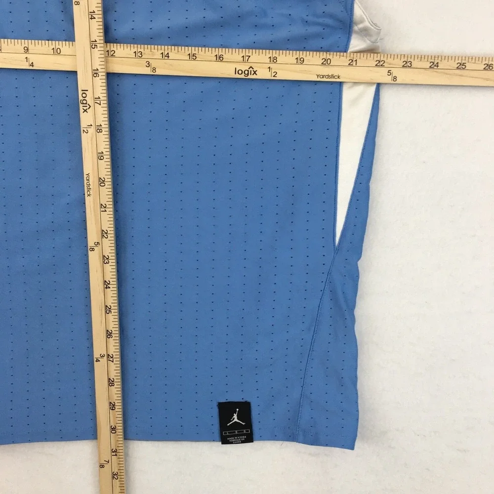 Vintage Jordan North Carolina Jersey Mens Size L Blue‎ Tar Heels Reversible Y2K
